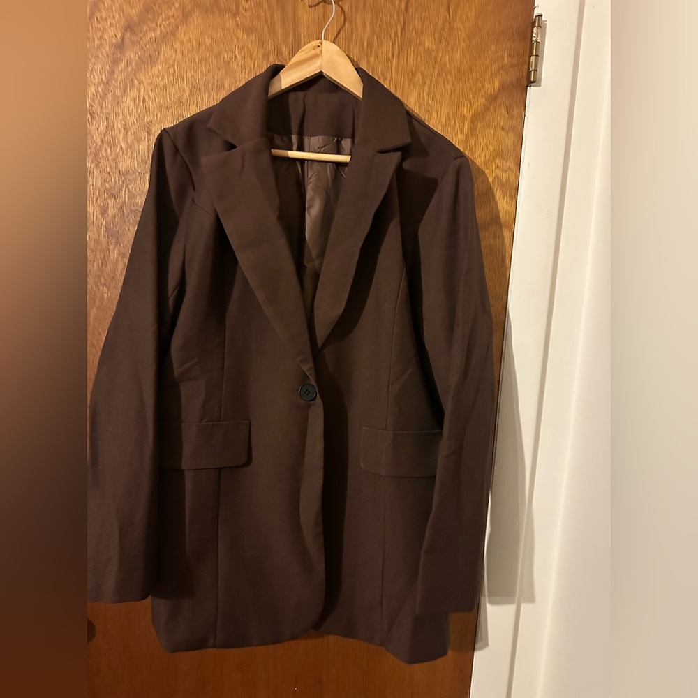 Women's Brown Blazer Size XXL